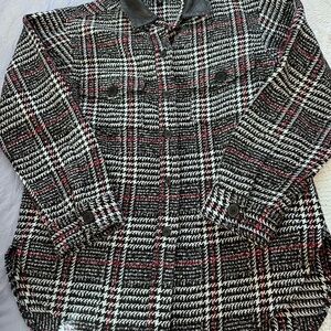 Fifteen Twenty Black and White Plaid Button Down Shirt